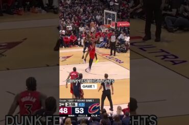 Take cover... This could become a reoccurring event. #dunk #cavs #raptors #nbaplayoffs