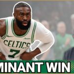 Boston Celtics DOMINATE Sixers as Jayson Tatum and Jaylen Brown BREAK AWAY Early