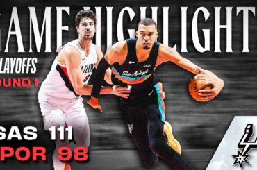 SPURS DOMINATE IN GAME 1 BATTLE AGAINST TRAIL BLAZERS!