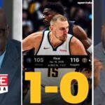 Inside the NBA | Nuggets are a SCARY playoff team! - Shaq on Jokic shines, beating Wolves in Game 1