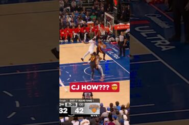 “A circus shot for CJ!” 🎪 #nba #hawks #playoffs #cjmccollum