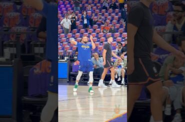 QB Curry 🏈🏀 #StephCurry #GoldenState #Warriors #Basketball #NBA #PlayIn #Pregame #GoodVibesSports