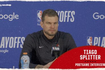 Tiago Splitter On Tonight's Playoff Game vs San Antonio Spurs | Portland Trail Blazers | Apr 19 2026