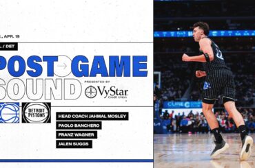 POSTGAME SOUND: ORLANDO MAGIC VS. DETROIT PISTONS | COACH MOSE, JALEN, FRANZ & PAOLO