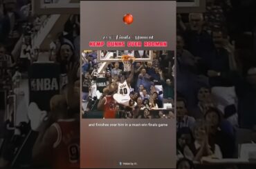 Power Dunk Moment | Shawn Kemp over Dennis Rodman (1996 NBA Finals)