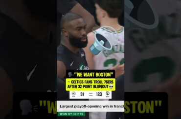 Sixers fans REGRET wanting Boston💀