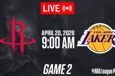 NBA LIVE! Houston Rockets vs Los Angeles Lakers GAME 2 | April 20, 2026 | NBA 2K26 GAMEPLAY
