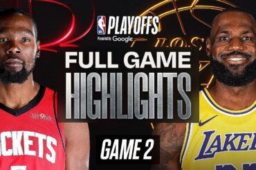 LAKERS vs ROCKETS FULL GAME 2 HIGHLIGHTS APRIL 20, 2026 NBA HIGHLIGHTS TODAY | NBA 2K26 GAMEPLAY