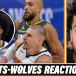 Nuggets-Wolves Reaction: Nikola Jokic & Jamal Murray take control vs. Anthony Edwards after 1st half