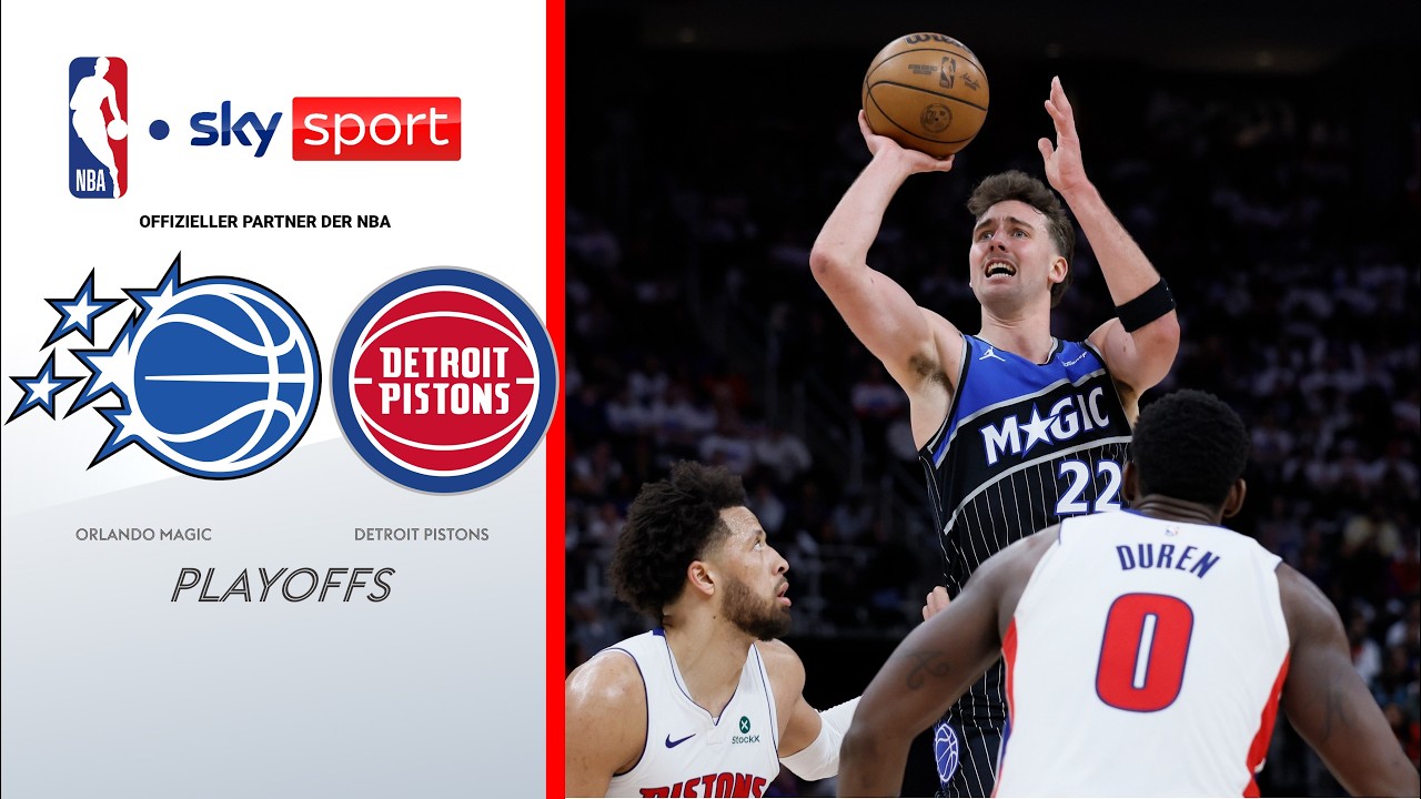 Magic schocken Topseed! Banchero führt Orlando zum Sieg in Detroit | NBA Highlights