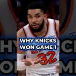 THIS Is Why The Knicks Beat The Hawks In Game 1 #nba #nbaplayoffs #shorts