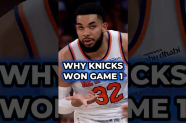THIS Is Why The Knicks Beat The Hawks In Game 1 #nba #nbaplayoffs #shorts