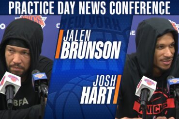 Jalen Brunson, Josh Hart talk Knicks' defensive energy, feeding off MSG crowd in Game 1 victory