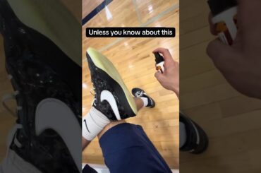 Just because the basketball court is dusty doesnt mean you have to slip #basketball #basketballshoes