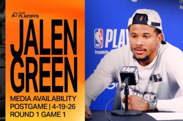 Jalen Green Postgame Media Availability | Phoenix Suns | NBA Playoffs