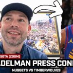David Adelman Give Peyton Watson Update, Jokic's Game 1 & More Before Game 2 Nuggets vs Timberwolves