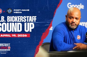 Post-Game Press Conference: J.B. Bickerstaff | Pistons vs. Magic | 04.19.26