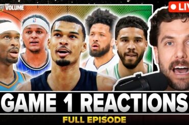 GAME 1 REACTIONS: Spurs-Blazers, Celtics-76ers, Thunder-Suns, Pistons-Magic | NBA Playoffs
