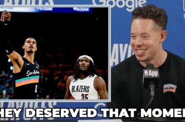 Mitch Johnson on Spurs Dominant Performance in Game One