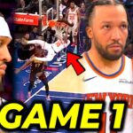 GAME 1: Namilipit sa sakit si Jalen Brunson, pisikalan! Hawks vs Knicks!
