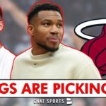 BIG-TIME Giannis Antetokounmpo Update + Goran Dragic Recruiting Giannis To Miami! Heat Rumors