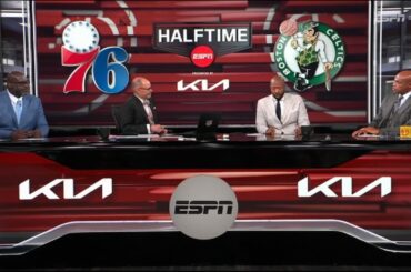 Inside The NBA | Shaq & Chuck react to Jayson Tatum gets 21 Pts lead Celtics def 76ers 64-46 in HALF
