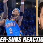 Thunder-Suns Reaction: SGA, Chet, Jalen Williams DESTROY Devin Booker & Suns, series is COOKED