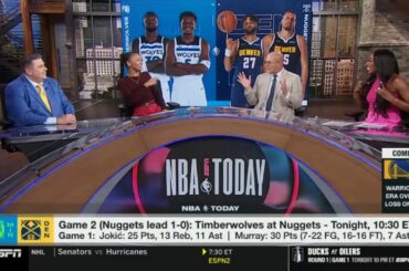 NBA TODAY | Jokic set to DESTROY Edwards in Game 2 - Windy predicts Nuggets vs Timberwolves tonight