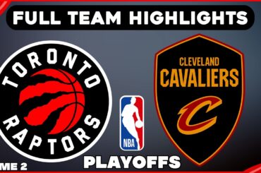 Toronto Raptors vs Cleveland Cavaliers - 2026 NBA Playoffs R1 G2 | April 20, 2026