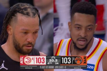 INSANE ENDING to New York Knicks vs Atlanta Hawks Game 2