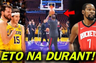 Magandang balita para sa "HOUSTON ROCKETS" kevin durant posibleng maglaro na sa game 2!🔥😮