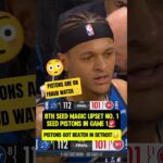 Magic UPSET 1 Seed Pistons in Detroit😳