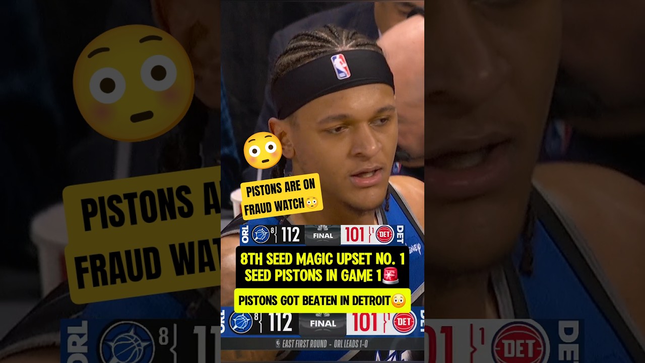 Magic UPSET 1 Seed Pistons in Detroit😳