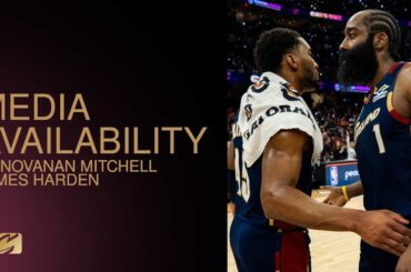 Cavs vs Raptors | Donovan Mitchell & James Harden Post Game | 04.20.2026