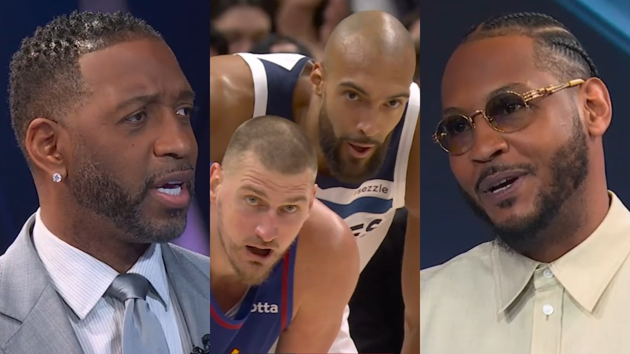 Carmelo, Vince & T-Mac react to Nuggets vs Timberwolves Game 2 and praise Gobert
