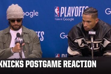 Jalen Brunson and Josh Hart react to Knicks’ Game 2 loss to Hawks | NBA on ESPN