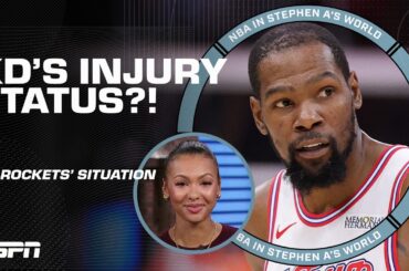 What is Kevin Durant's status for Game 2 in Lakers vs. Rockets?! | NBA Today