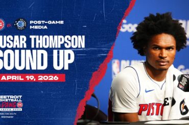 Post-Game Press Conference: Ausar Thompson | Pistons vs. Magic | 04.19.26