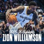 Zion Williamson 2025-26 NBA Season Highlights | New Orleans Pelicans