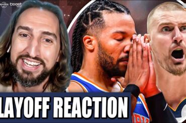 NBA PLAYOFF REACTION: Knicks & Nuggets CHOKE,  LeBron & Lakers CAPITALIZE | Nick Wright