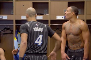 INSIDE THE LOCKER ROOM AFTER ORLANDO MAGIC VS. DETROIT PISTONS WIN