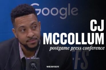 Hawks vs. Knicks Game 2 Postgame Press Conference: CJ McCollum