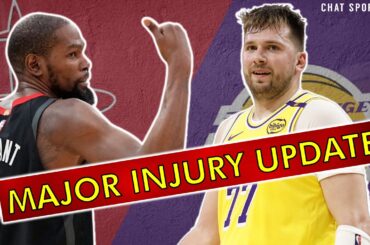 🚨MASSIVE NBA INJURY UPDATE 🚨 Kevin Durant, Luka Doncic & Austin Reaves