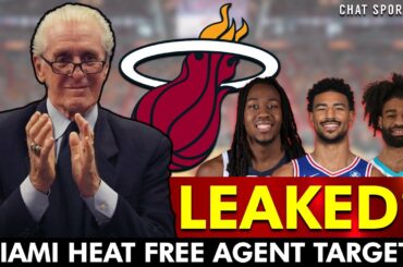 🚨LEAKED🚨Miami Heat Free Agent Targets via Barry Jackson