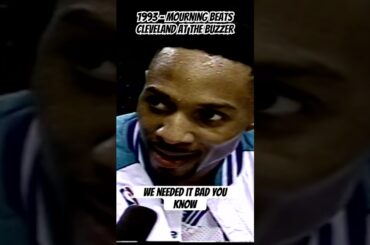 Alonzo Mourning Buzzer Beater vs Cavaliers | Charlotte Hornets Walk-Off Win in 1993
