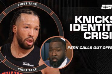 Kendrick Perkins blames the Knicks' IDENTITY CRISIS offensively after losing Game 2 🗣️ | First Take
