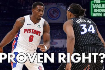Were The Pistons Doubters Proven Right? | The Valenti Show with Rico