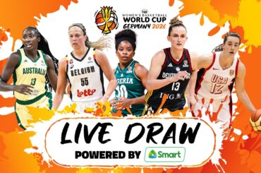 LIVE DRAW 🔴 FIBA Women's Basketball World Cup 2026