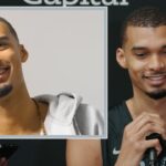 "It's a great achievement. It's the first of many." Wemby on Winning Defensive Player of the Year