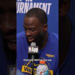 Draymond Green: "Warriors are the best organization in the world" | #shorts
